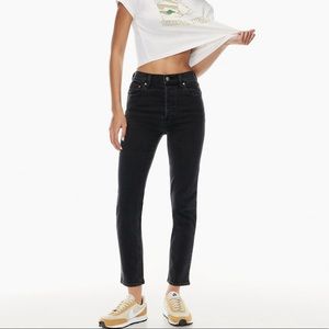 Aritzia Denim Forum The Yoko High Rise Slim Jeans